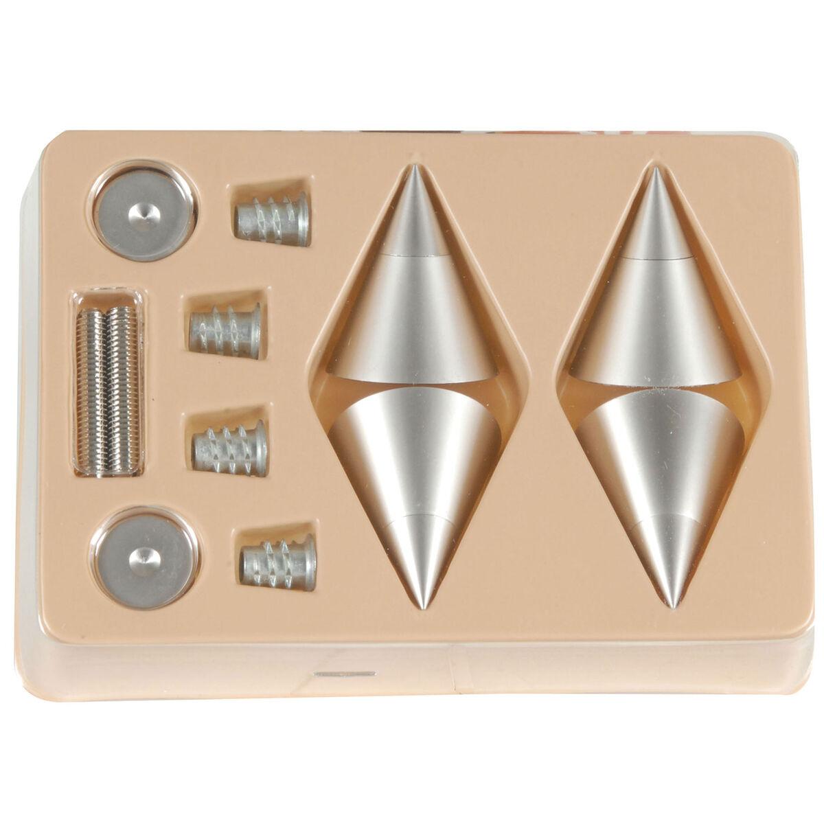 Dayton Audio DSS4-SN Satin Nickel Speaker Spike Set 4 Pcs.
